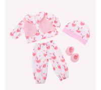 TEMU Un conjunto de ropa para muñecas asequible (no la muñeca), de tela cómoda, con diseños adorables y patrones - de Navidad para niños, que les una de