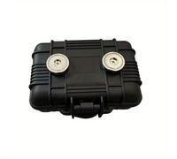 TEMU Un contenedor de almacenamiento e impermeable con un sello fuerte y potentes imanes, diseñado para fijarse debajo de coches, refrigeradores y superficies metálicas