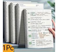 TEMU Un cuaderno A5 de rejilla de 80 hojas páginas, de papel , es un hermoso cuaderno A5 en adecuado para oficina, notas, , , agendas, dibujo y material de escritura.