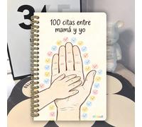 TEMU Un cuaderno para salidas -, que una ilustración de manos , ideal para planificar 100 fechas especiales que tu único. Actúa como un regalo considerado.