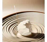 TEMU Un de cerámica sin esmaltar con una forma irregular arrugada única, pequeño y encantador, con su belleza minimalista . Su es como un poema silencioso en el