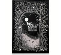 TEMU Un diario de de estilo gótico titulado ' la lectura de ' con un tema lunar y patrones artísticos en y negro. cuaderno es para lectores y escritores adultos.