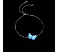 TEMU Un diseño temático de Halloween con extraños y maravillosos de mariposas en una pulsera elástica que en , pero requiere exposición a para ; no sin absorción de luz.