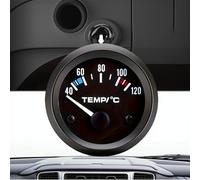 TEMU Un dispositivo de 2 pulgadas/52 mm tres sensores para monitorear la tensión de agua y la presión de aceite, lo que una evaluación real del rendimiento del vehículo, sin batería.