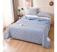 TEMU Un edredón con estampado de cuadros pequeños, y adecuado , de 100% fibra de calidad para aire acondicionado, juego de ropa de cama lujosa ( 1 edredón , fundas de almohada y sábanas, no incluidas)