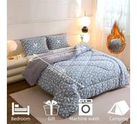 TEMU Un edredón de regalo de 1 pieza con diseño floral y de frutas, de lana de , ideal para usar en otoño e invierno