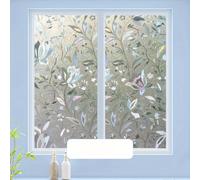 TEMU Un elegante film para ventanas con diseño de tulipanes que privacidad. Puede ser autoadhesivo o no adhesivo, un diseño transparente pero , se con PET/PVC de de grosor, fácil de aplicar y quitar.
