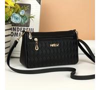 TEMU Un elegante y moderno bolso cruzado de cuero sintético multicapa para mujer, monedas, un teléfono y un billetero mientras viajas, ideal para salidas de vacaciones y asistir a .