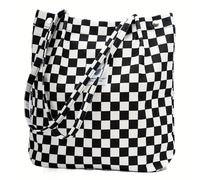 TEMU Un encantador bolso tote de y un bolso de de lona, para mujeres que viajan y compran