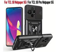 TEMU Un estuche de teléfono multifuncional para el TCL 50 Pro 5G / TCL 50 5G, con protección, soporte para montajes de coche, resistencia a golpes, protección contra impactos y un diseño elegante.