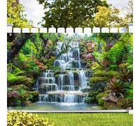 TEMU Un gran de paisaje una de bosque de y verano, para fondos de , decoraciones de , decoración de exteriores y adornos de jardín, fácil de instalar