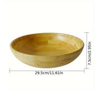 TEMU Un grande de bambú adecuado para ensaladas, , también usable como para mascarilla facial, diseñado para comedor