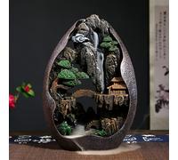 TEMU Un hermoso incensario de retroceso artesanal que un paraíso, con intrincadas y colores vibrantes, ideal para salas de estar, salones y oficinas.