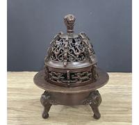 TEMU Un incensario vintage de metal, para ceremonias de té, diseño único, muy práctico, y una gran pieza decorativa.