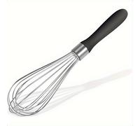 TEMU Un individual BAXCRS de acero inoxidable con mango de silicona, ideal para huevos, aderezos para ensaladas y crema. utensilio de horneado es para preparar postres en casa.