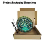 TEMU Un instrumento musical : el arpa celta con asa, la tambor de árbol , un intrumento vikingo artesanal, sonido profundo, regalo para amantes de la y alma del