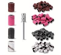 TEMU Un juego de 100 puntas de para cortaúñas, que de y accesorios con de 80, 120, 180 y 240, diseñado para el cuidado de uñas de manicura y pedicura