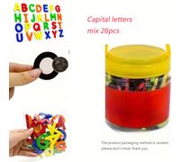 TEMU Un juego de 26 mayúsculas en , para imanes de nevera, decoraciones de pizarra de aula e ideal como regalos para Navidad, Año o