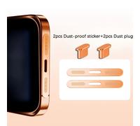 TEMU Un juego de 4 fundas antipolvo para teléfono, compatibles con iPhone Tipo-C, que incluyen película antipolvo para iPhone 17 Pro Max, 16 Pro, y tapones antipolvo para iPhone 15 Pro Max