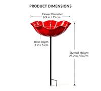 TEMU Un juego de 4 piezas que una cabeza de flor + dos postes + una estaca , con material de metal antioxidante. de es y completa, al sol. Y un diseño resistente a , sin temor al viento, y .