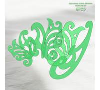 TEMU Un juego de 6 reglas de plástico de calidad para diseño arquitectónico, diseño de cómics, dibujo y diseño de moda, con y curvas de