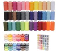 TEMU Un juego de 72 hilos de coser, que 36 colores de hilo para máquina de coser, carretes pre-encarnados, y carrete contiene 400 yardas de hilo de poliéster.