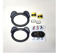 TEMU Un juego de anillos para gimnasio en casa para dominadas, adecuado para ejercicios de fitness y estiramientos en interiores, diseñado para un uso seguro sin dañar , y no una barra.