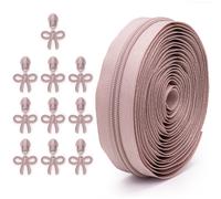 TEMU Un juego de cremalleras de 177.16 pulgadas con 10 tiradores de , cremalleras multicolores, cremalleras con en , se pueden utilizar para ropa, bolsos, manualidades, reemplazo de costura, etc.