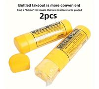 TEMU Un juego de dos toallas de secado de coche absorbentes que se rápidamente, son antiarañazos, reutilizables y diseñadas para la limpieza del coche, sin batería.