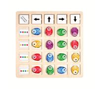 TEMU Un juego de juguete con un pequeño pez que a mejorar el reconocimiento del color y la dirección