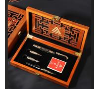 TEMU Un juego de pluma estilográfica de metal premium para negocios con de regalo, que puntas intercambiables, como regalo para líderes, profesores o como regalos de oficina y