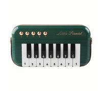 TEMU Un juguete musical de teclado de piano, un piano de teclado de bolsillo portátil para el aprendizaje y la educación, con 15 teclas, diseño de , para regalos de Navidad, Halloween y