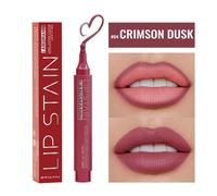 TEMU Un Lápiz Labial y Tinte Duradero e Impermeable, con una Punta Mate y un Aplicador - Fórmula No Secante Disponible en Marrón, , Coral y Rosa - Como Regalo para Uso Diario