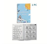 TEMU Un libro de actividades educativas diseñado para ayudar a los niños a aprender palabras y mejorar su capacidad para reconocer letras.