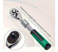 TEMU Un mango de carraca telescópico de 72 dientes - , con un reversible de rápida para una utilización eficiente de la herramienta - para durar con un rendimiento duradero y duradero