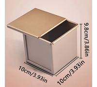 TEMU Un molde cuadrado antiadherente para hornear pan y tostadas, con para hornear pasteles