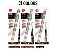 TEMU Un paquete de tres lápices de cejas impermeables con punta de puntas, diseñados para una secado rápido y duradero y para crear formas de cejas