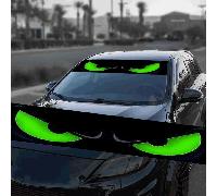 TEMU Un paquete individual de pegatinas para coche con un diseño de enfadados, ideal para decorar el parabrisas delantero - Resistentes a los arañazos, pegatinas para coche. Un regalo de Halloween