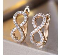 TEMU Un Par de Aretes Clásicos , 8 Estilos, Joyería de Boda para Mujer, Aretes de Novia