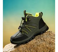 TEMU Un par de botas de senderismo para niños, botas de vaquero con suelas antideslizantes de TPR, ideales para escalada al y actividades casuales