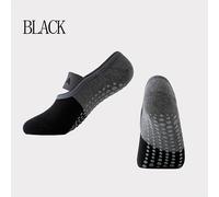 TEMU Un par de calcetines de yoga para mujeres adecuados para todas , con un diseño sin espalda, puntos antideslizantes y tiras, ideales para pisos interiores y Pilates.