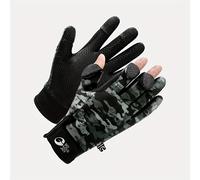TEMU Un par de guantes de pesca para y otoño, ideales para ciclismo al y pesca, con diseño antideslizante, resistente al , forro polar y sin dedos para usar con pantalla táctil