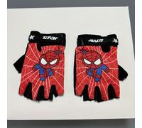 TEMU Un par de guantes sin dedos de Spider-Man, ideales para ciclismo, deportes al y actividades como camping o pesca