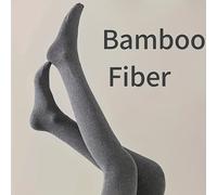 TEMU Un par de leggings con forro polar y diseño en que no comprime los dedos.