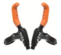 TEMU Un par de puños de freno de silicona de color modificado disponibles en 6 colores, con un diseño súper que es antideslizante y amortiguador, adecuado para BMX, bicicletas de montaña y scooters