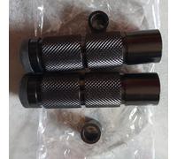 TEMU Un par de reposapiés redondos para motocicletas, adicionales de reposapiés trasero de aleación de aluminio modificada (las pequeñas de pintura en la superficie son normales)