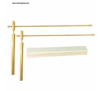 TEMU Un par de varillas de radiestesia mejoradas con extremos giratorios flexibles y un chapado en oro - Ideal para localizar agua, cazar, detectar lo y buscar oro - Instrumentos robustos
