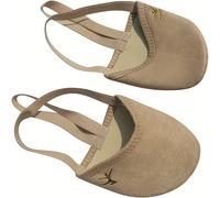 TEMU Un par de zapatillas de ballet para gimnasio para mujer, diseñadas para la práctica de rotación de media planta