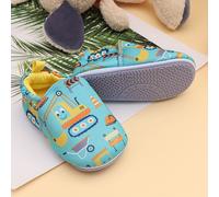 TEMU Un par de zapatos unisex para niños pequeños, para todas , cálidos, transpirables y elegantes, perfectos para . zapatillas de interior tienen bandas elásticas para que se caigan