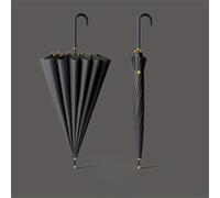 TEMU Un paraguas manual 16K con estilo, mango y 16 varillas, uno de los mejores regalos para , Navidad o para un